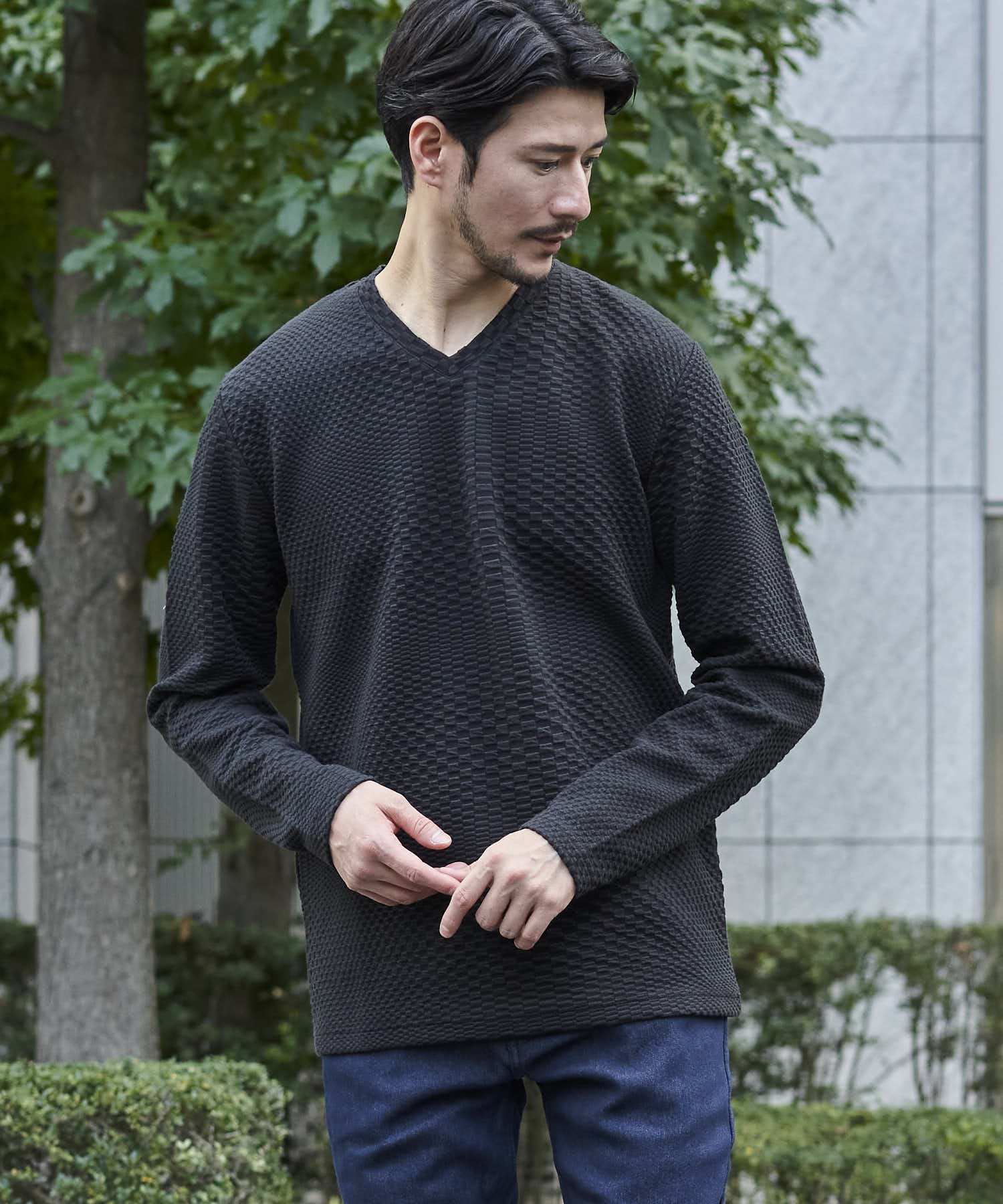 ブラック model:177 着用サイズ:L
