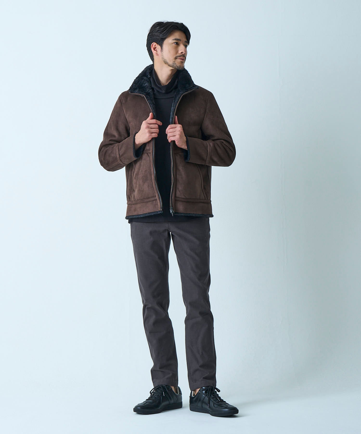 ダークブラウン model:177㎝ 着用サイズ:L