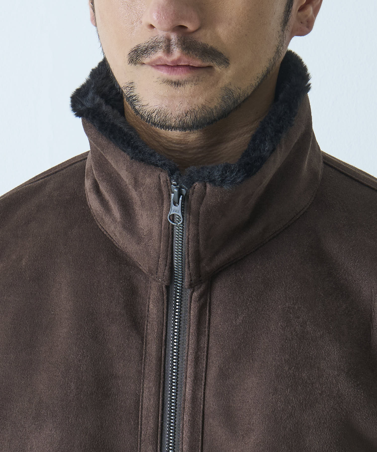 フェイクムートンブルゾン