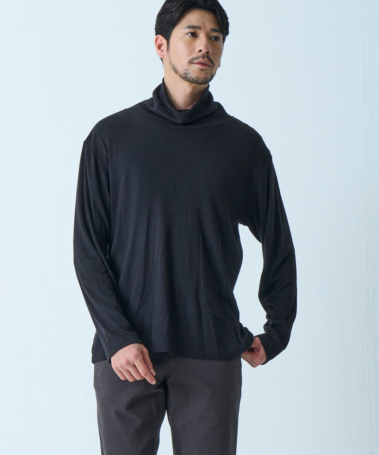 ブラック model:177㎝ 着用サイズ:L