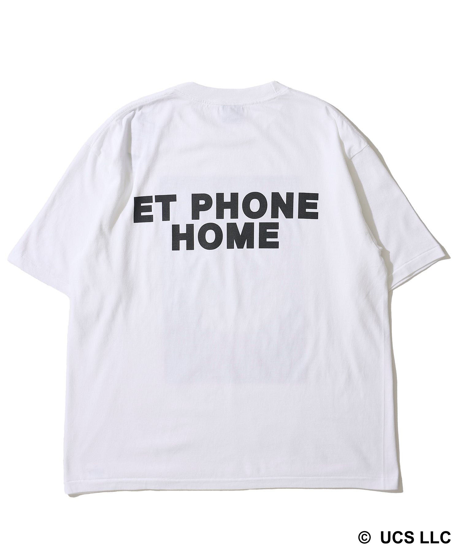【E.T】"PHONE HOME" クルーネックーTシャツ