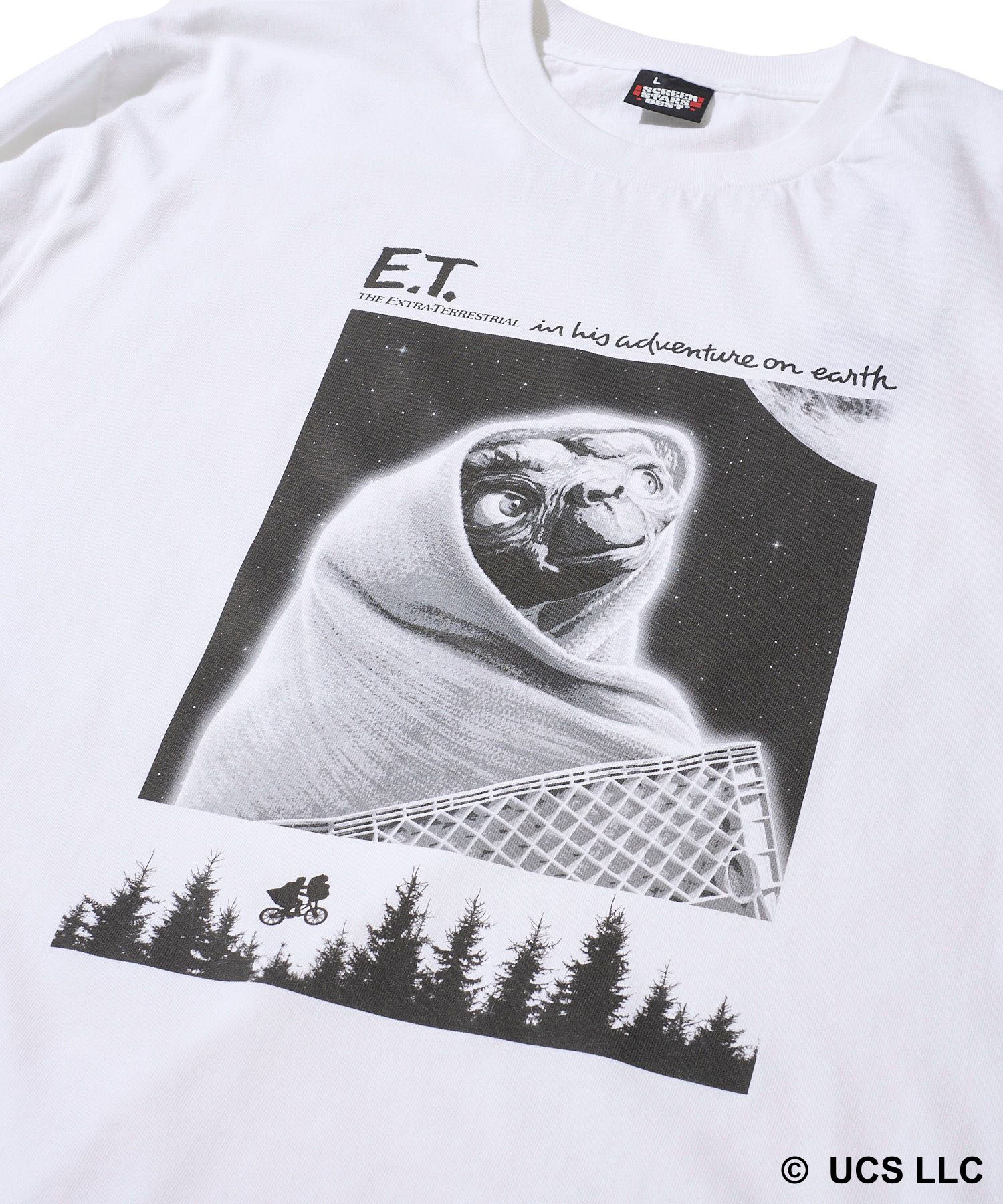 【初値下げ】【E.T】 クルーネックーTシャツ