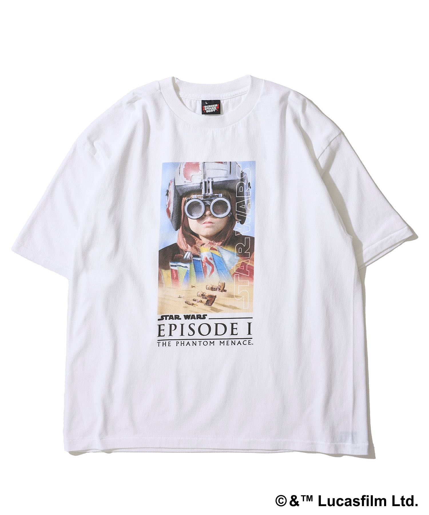 【初値下げ】【スターウォーズ】 エピソード1/ ファントム・メナス クルーTシャツ