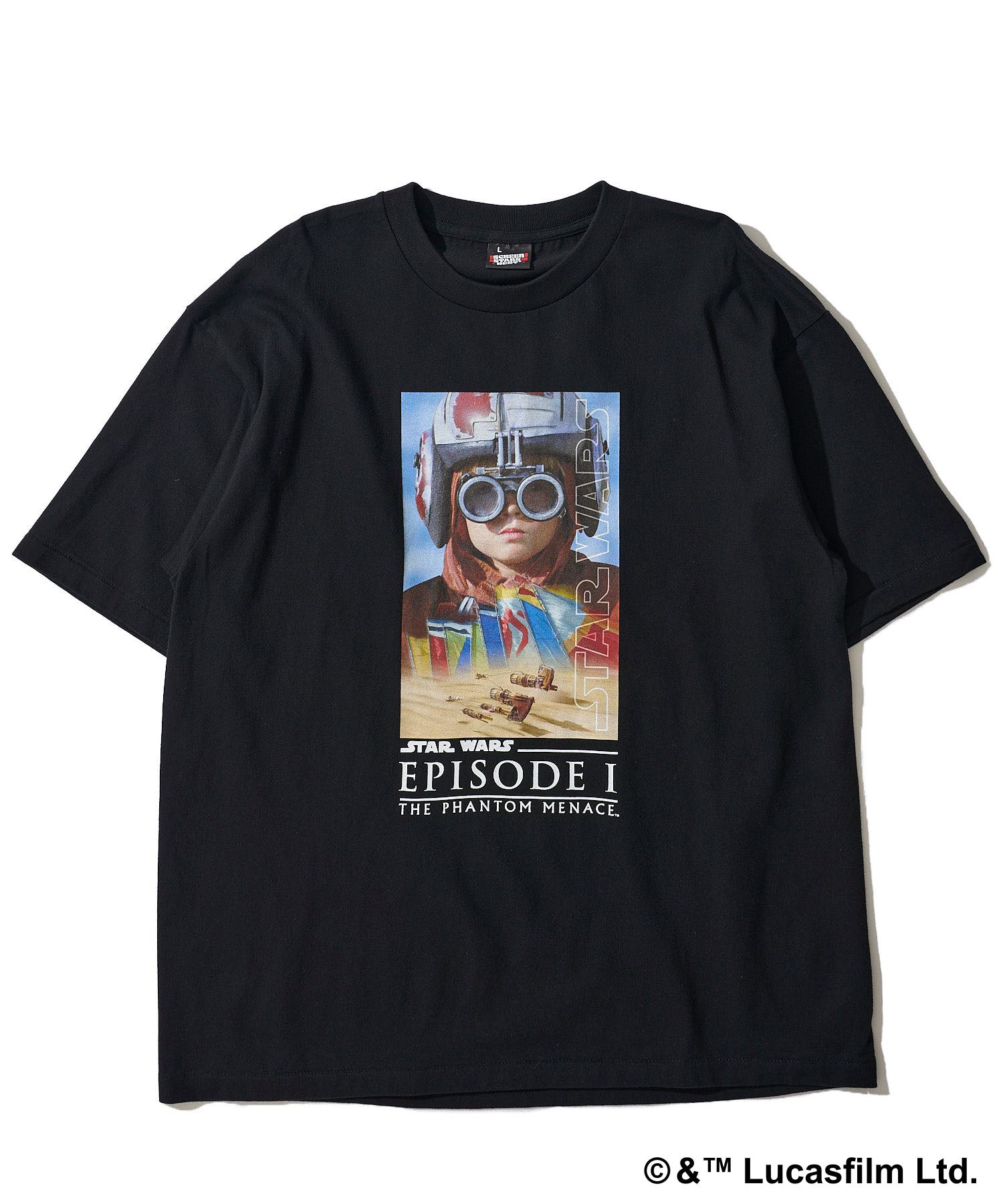 【スターウォーズ】 エピソード1/ ファントム・メナス クルーTシャツ
