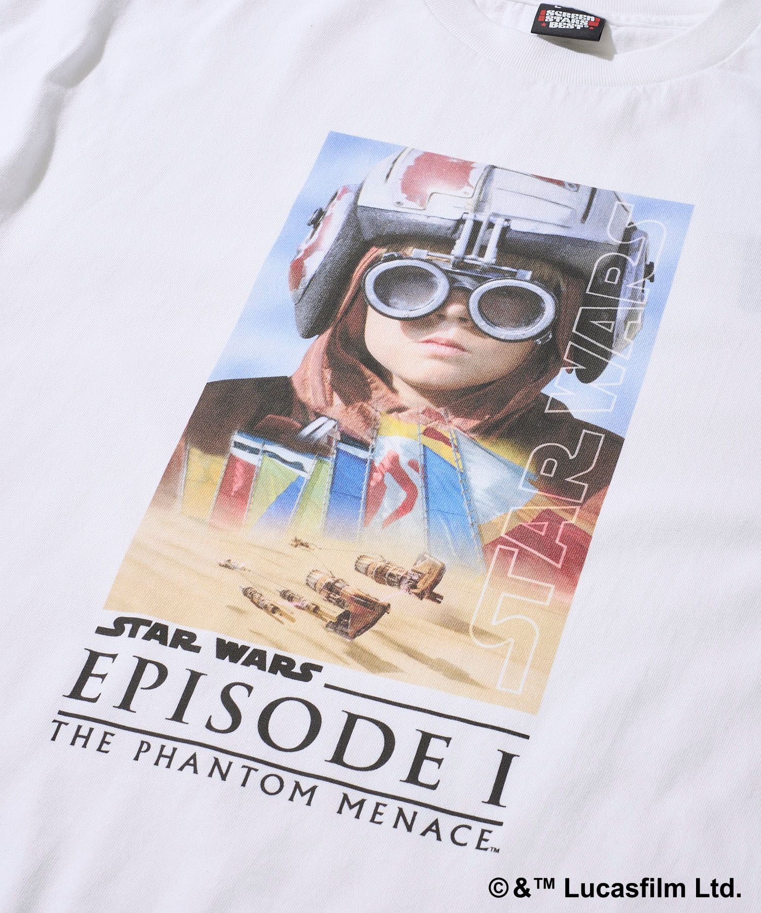 【初値下げ】【スターウォーズ】 エピソード1/ ファントム・メナス クルーTシャツ