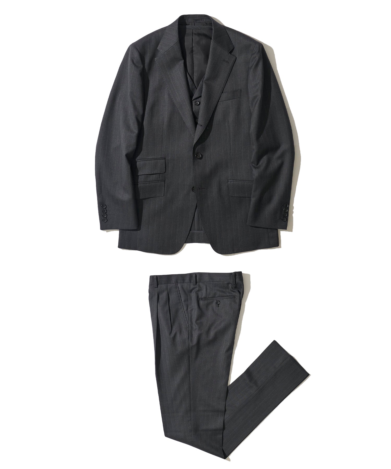 【受注生産】3ピーススーツ シングル 鷹山敏樹モデル(2/17~2/26オンライン先行販売)