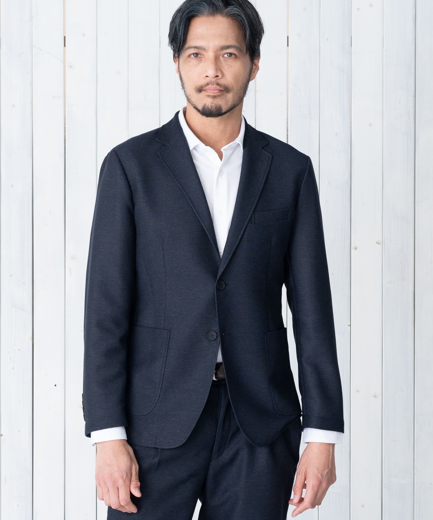 【WEB・一部店舗限定】ウールカラミセットアップスーツ