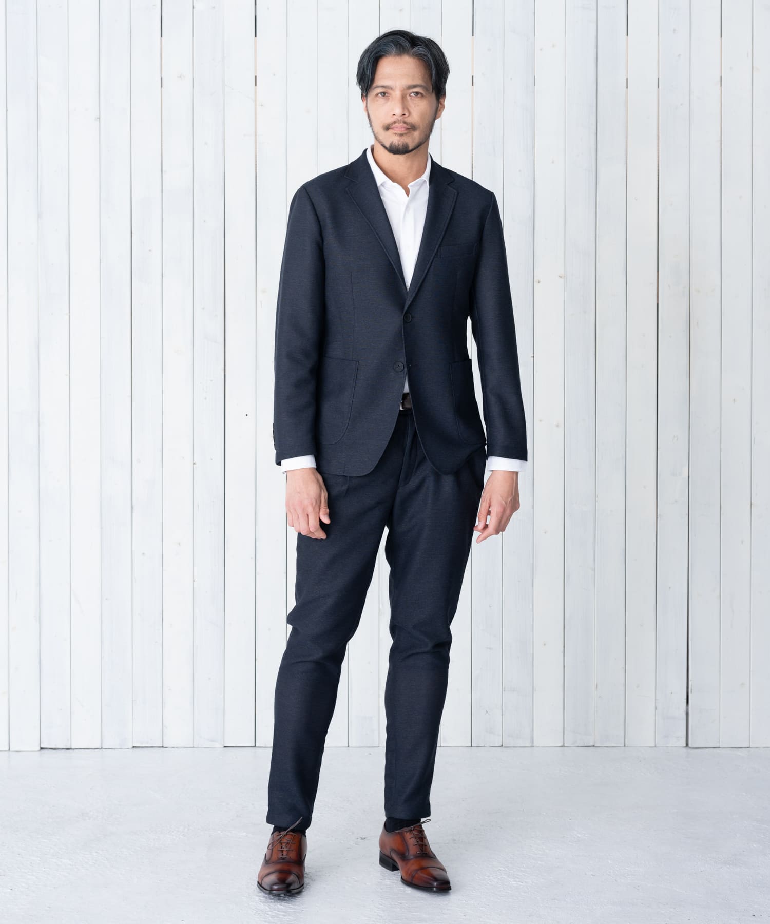 【WEB・一部店舗限定】ウールカラミセットアップスーツ