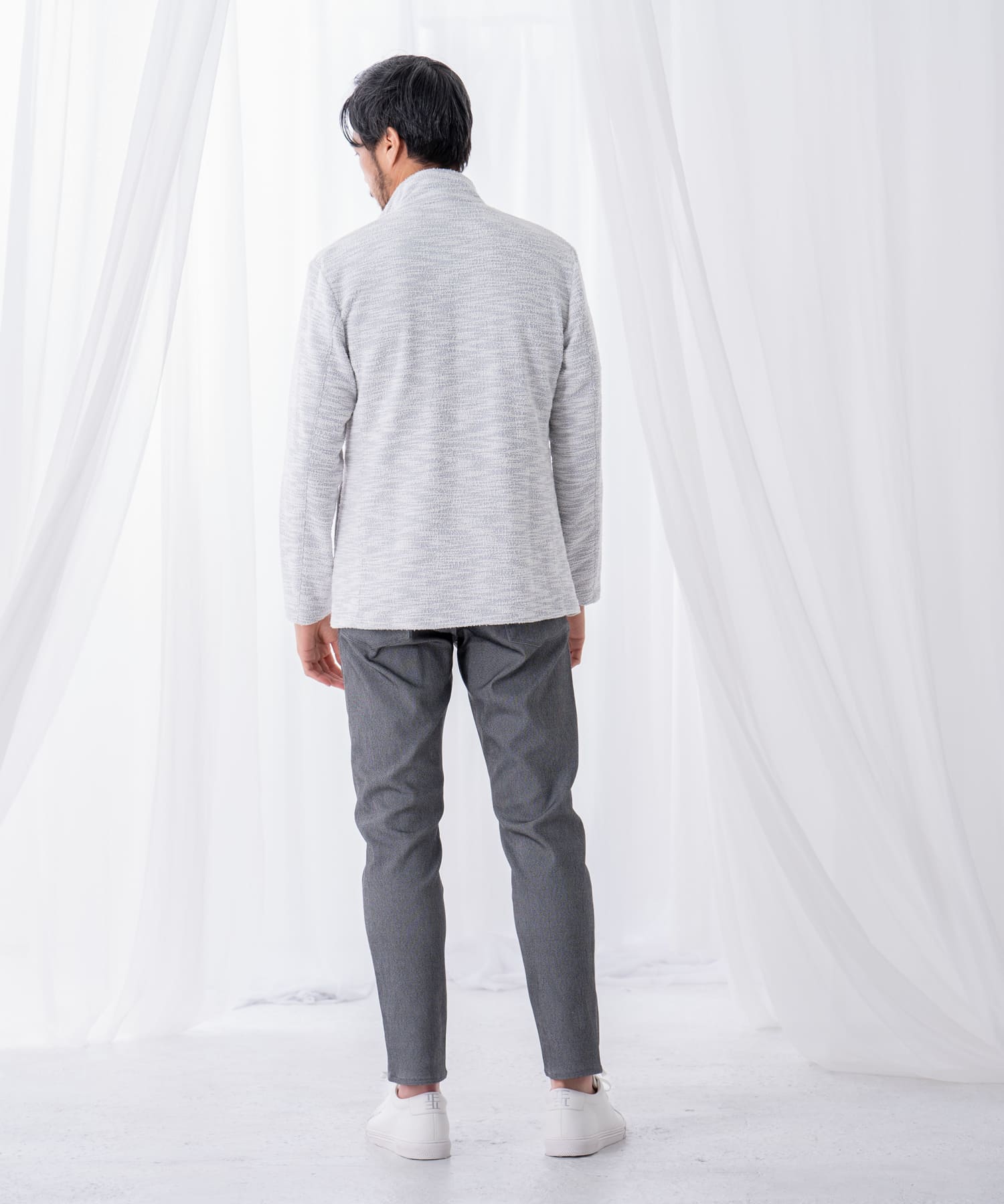 ライトグレー model:186㎝ 着用サイズ:L