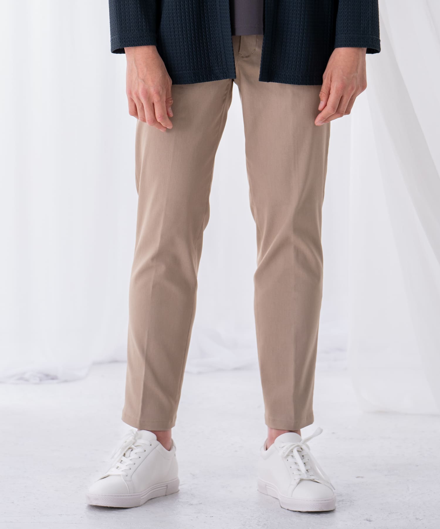 ピケストレッチトラウザー