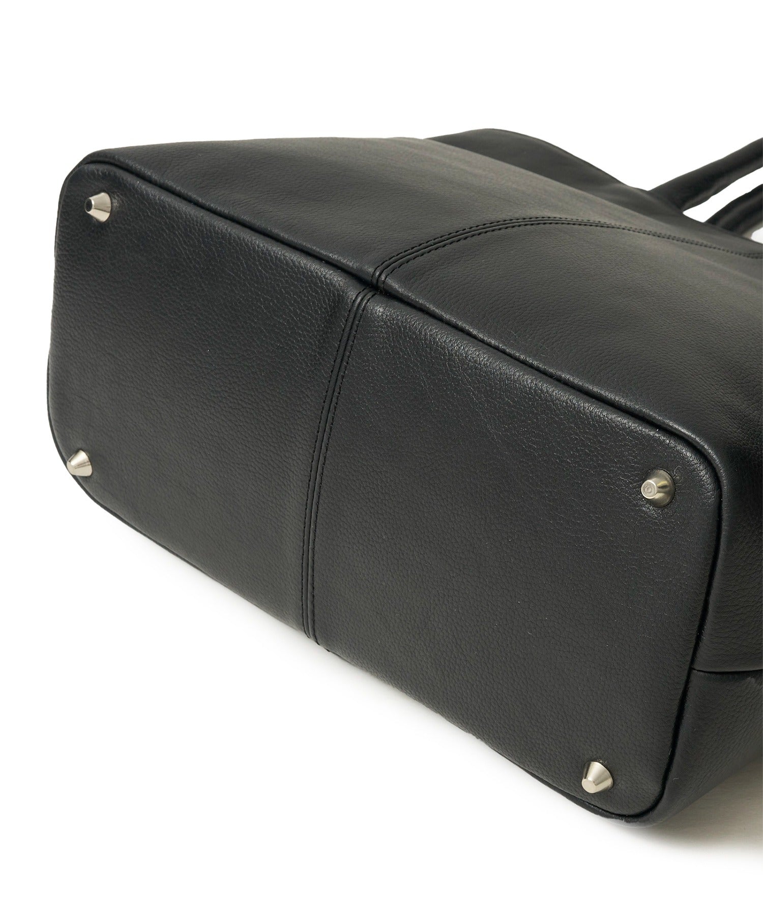 両アオリポケットA4レザートートバッグ