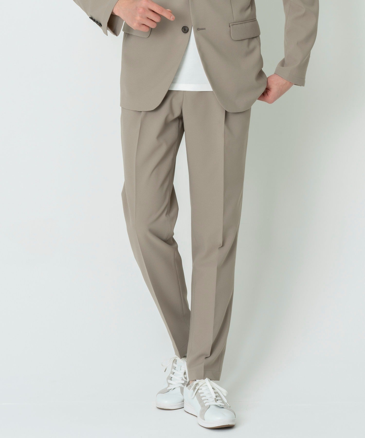 ベージュ model:177cm 着用サイズ:L