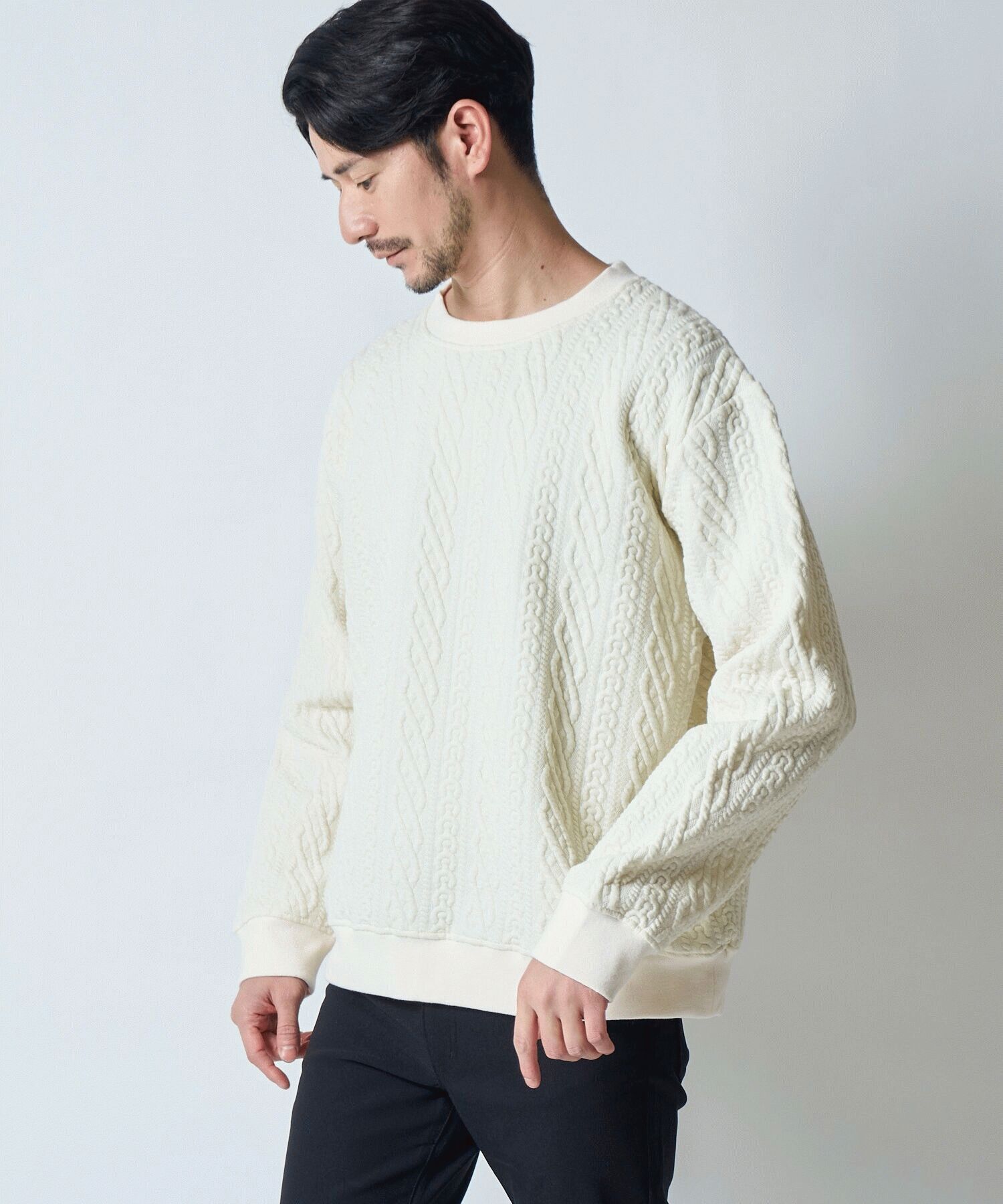 ホワイト model:177cm 着用サイズ:L