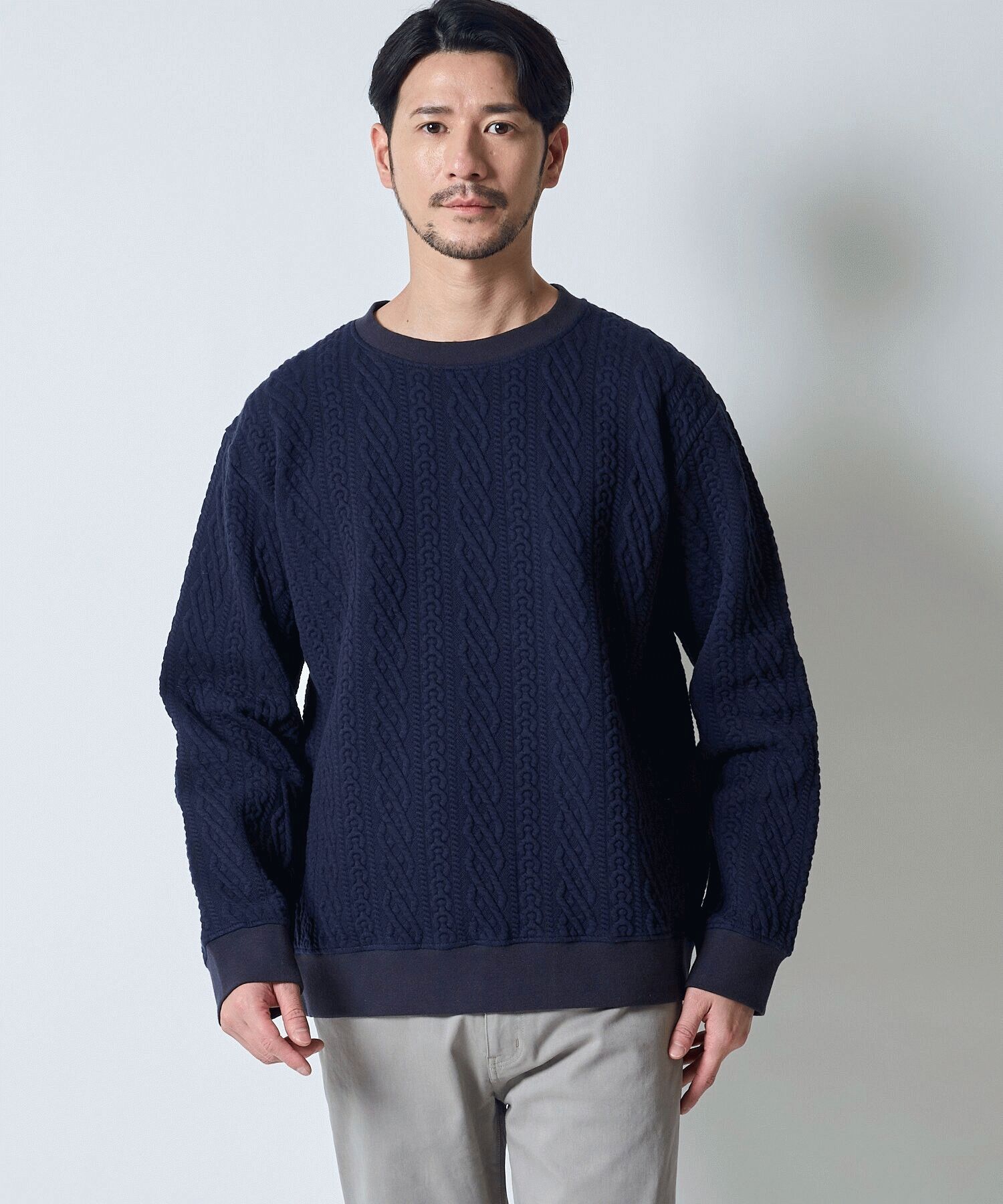 ネイビー model:177cm 着用サイズ:L