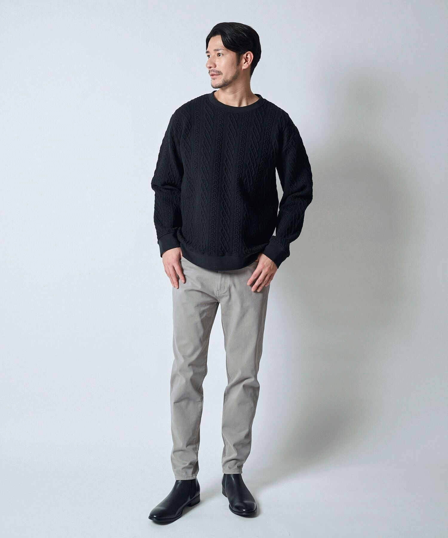 ブラック model:177cm 着用サイズ:L