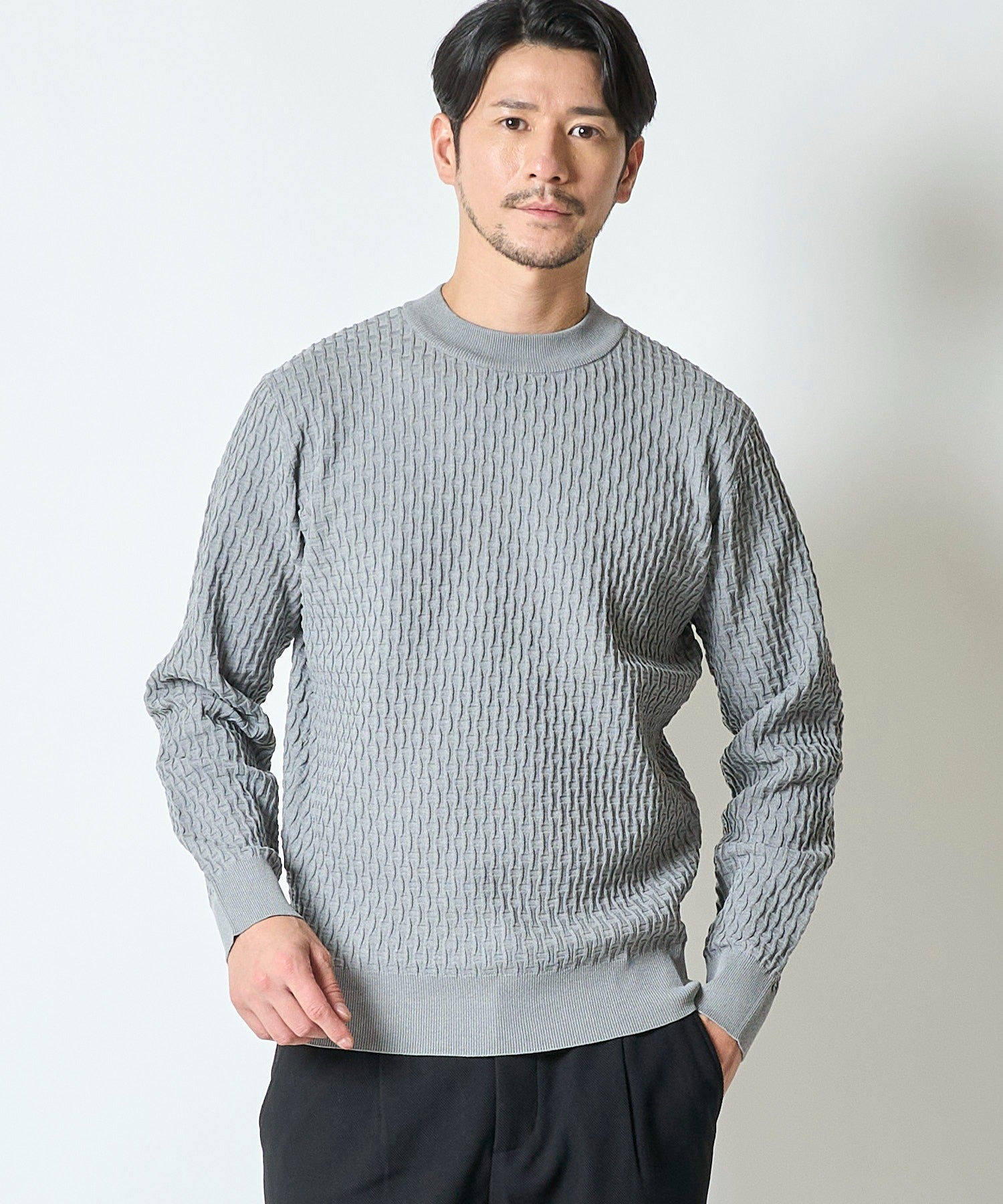 グレー model:177cm 着用サイズ:M