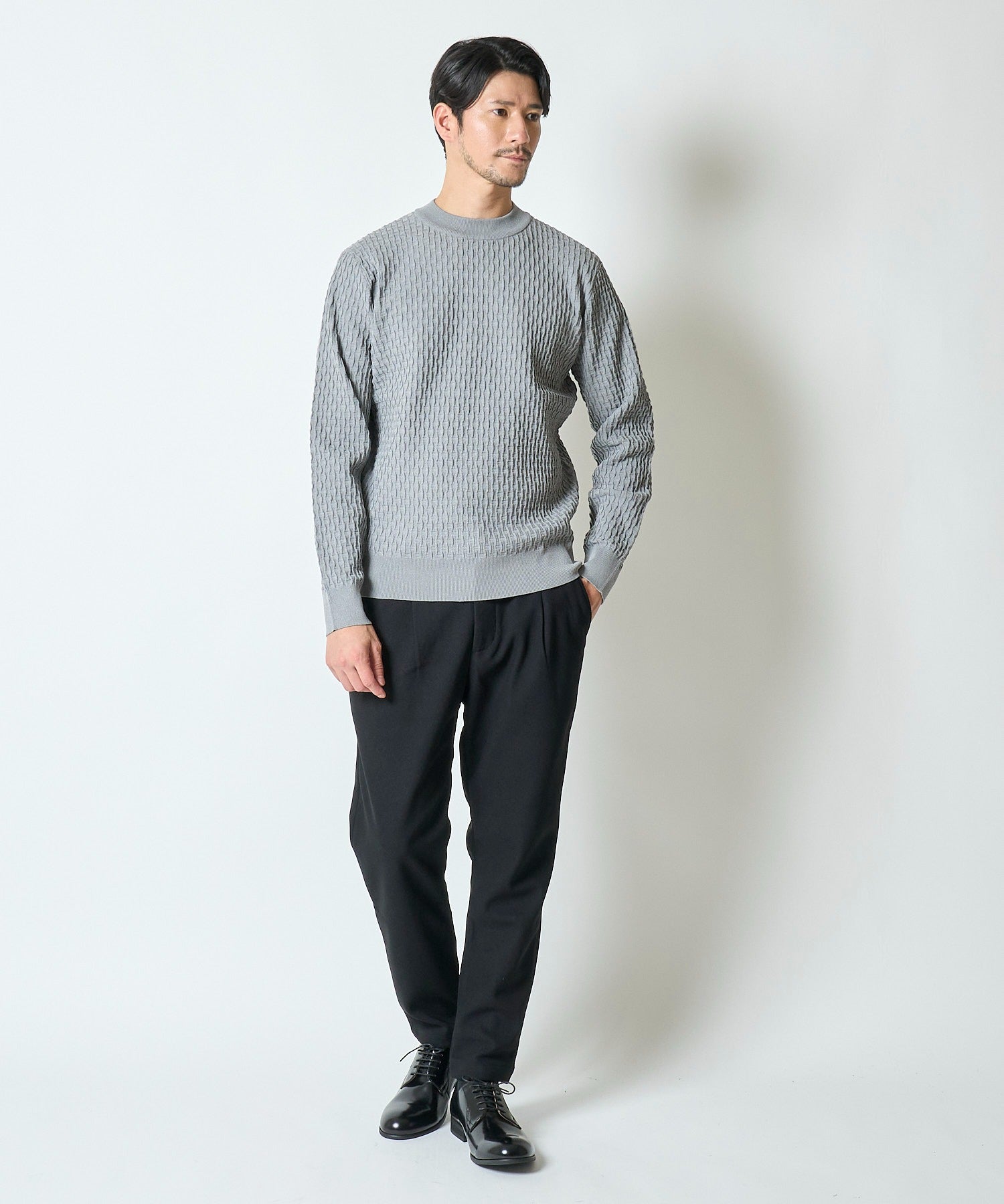 グレー model:177cm 着用サイズ:M