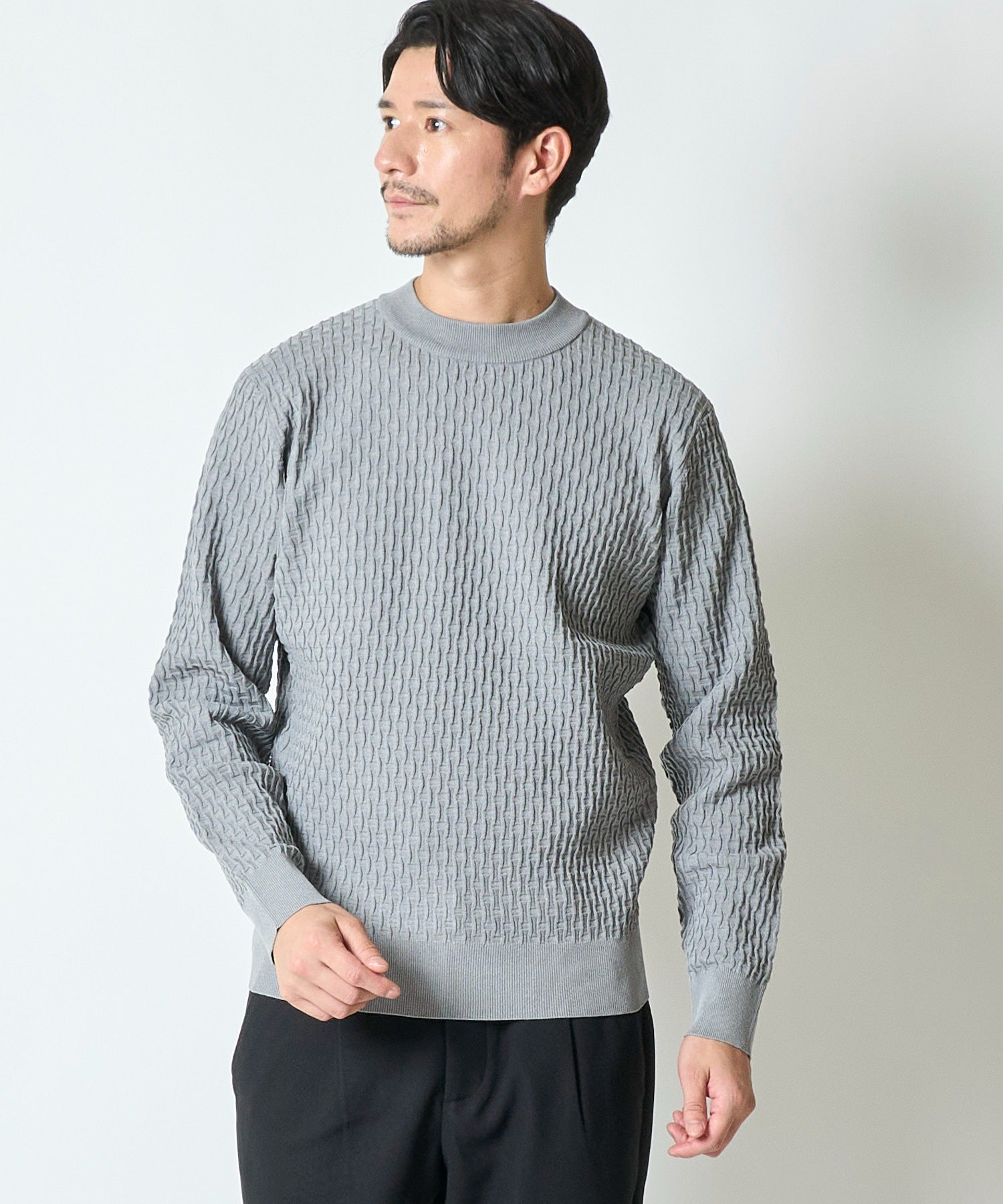 グレー model:177cm 着用サイズ:M