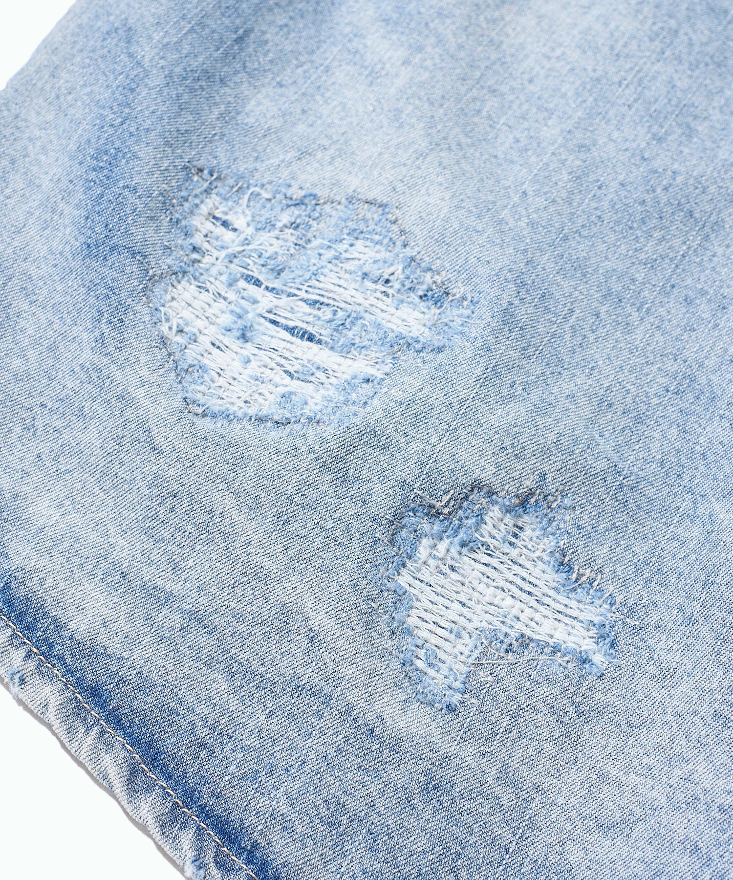 ダメージリペアデニムシャツ