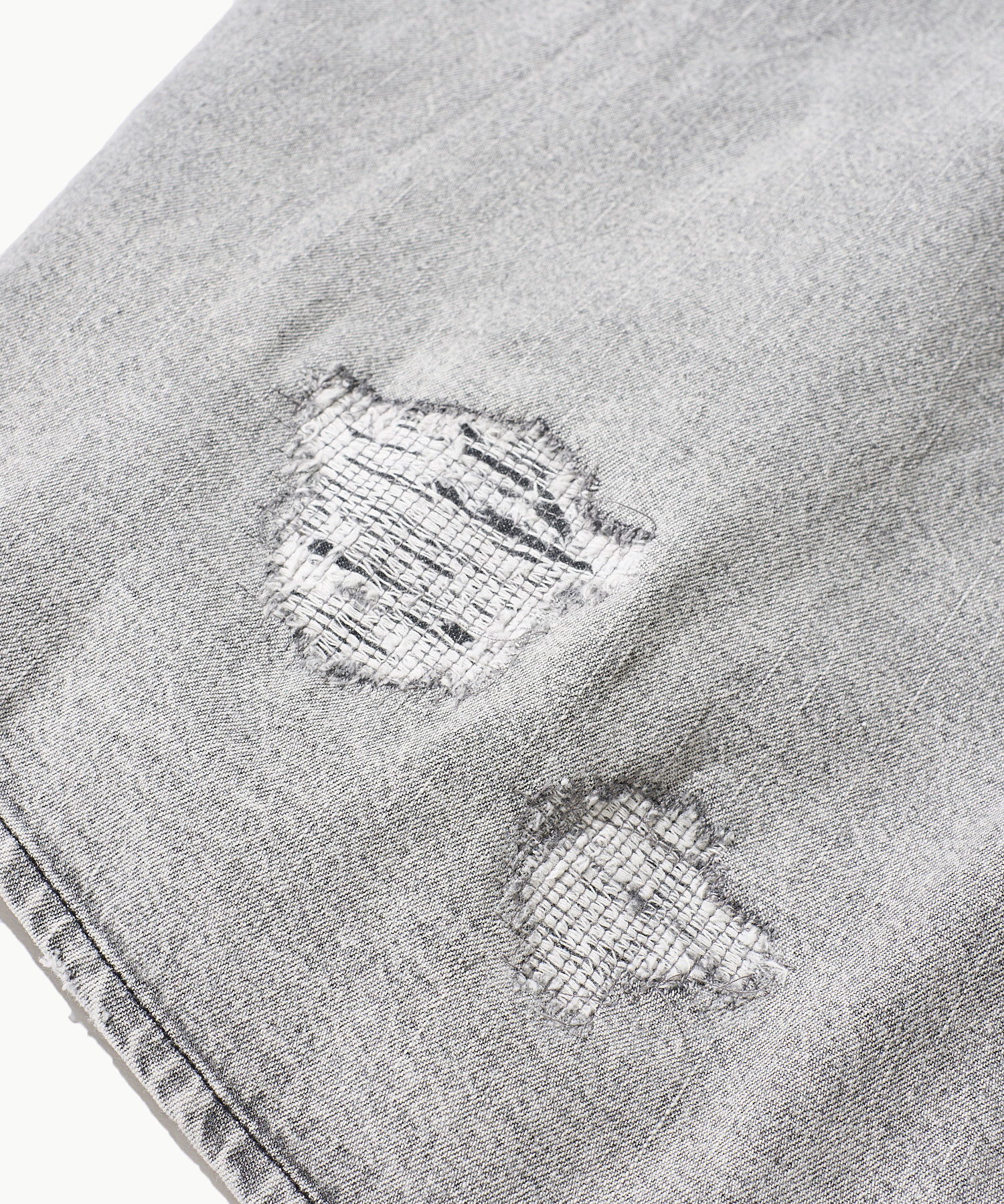 ダメージリペアデニムシャツ