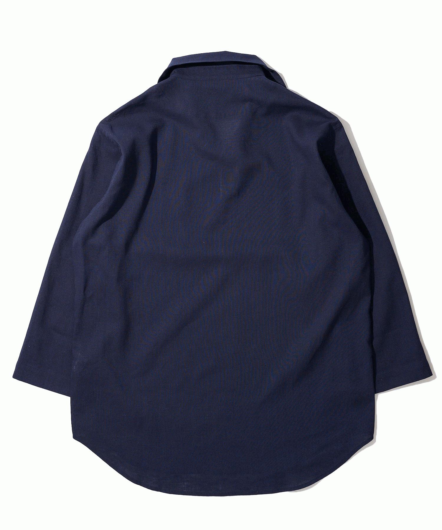 ハードマンリネン / Herdmans Linen 7分袖カプリシャツ / スキッパーシャツ