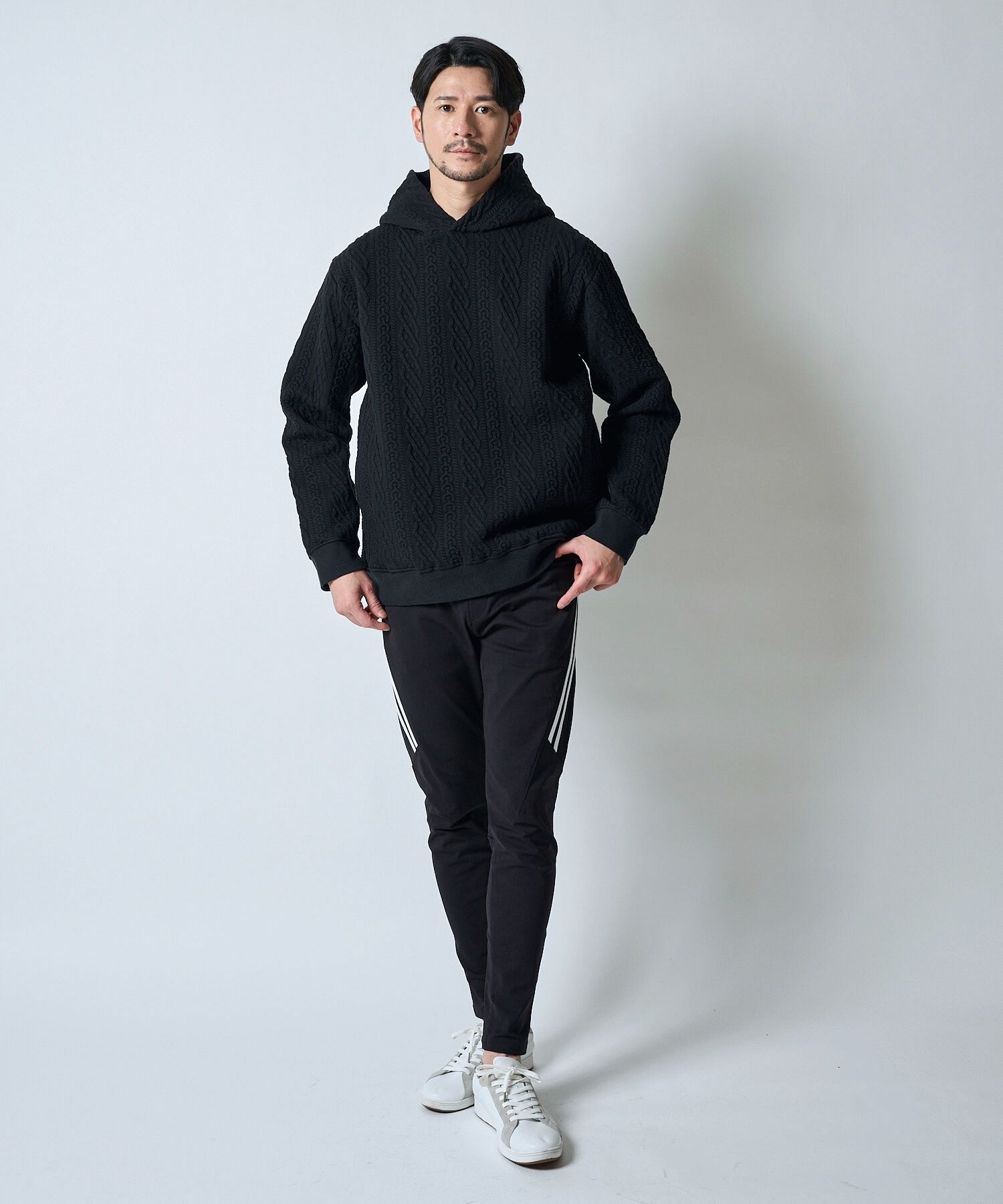 ブラック model : 177cm 着用サイズ : L