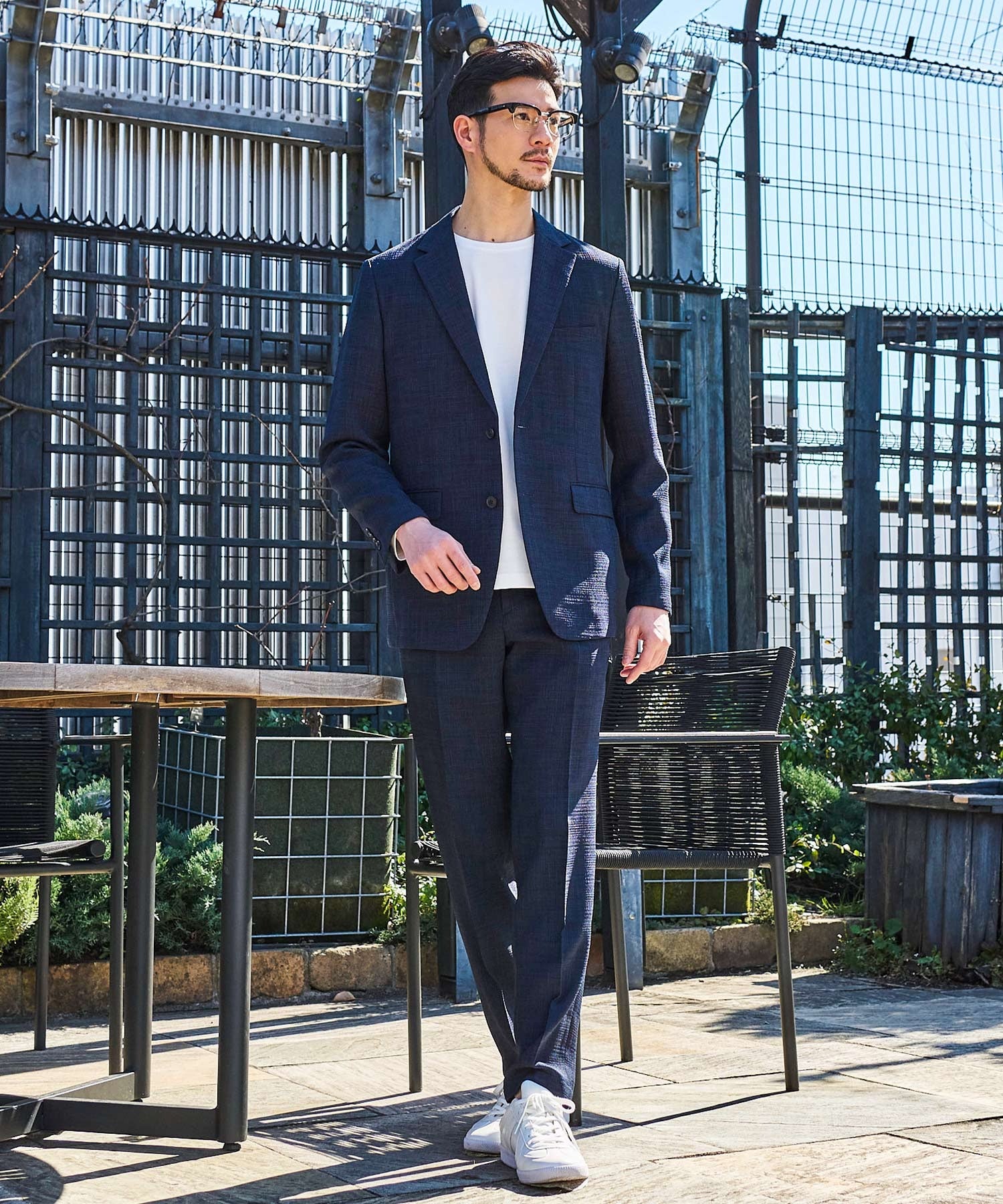 AIR THROUGH MESH ストレッチメッシュセットアップ / ウォッシャブルセットアップ