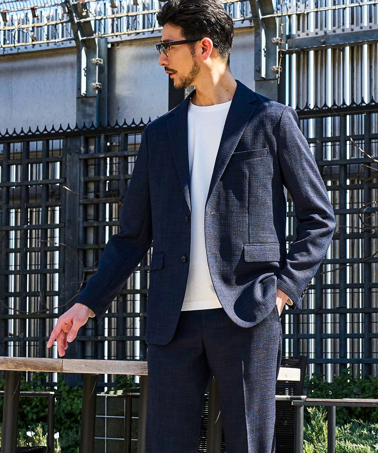 AIR THROUGH MESH ストレッチメッシュセットアップ / ウォッシャブルセットアップ