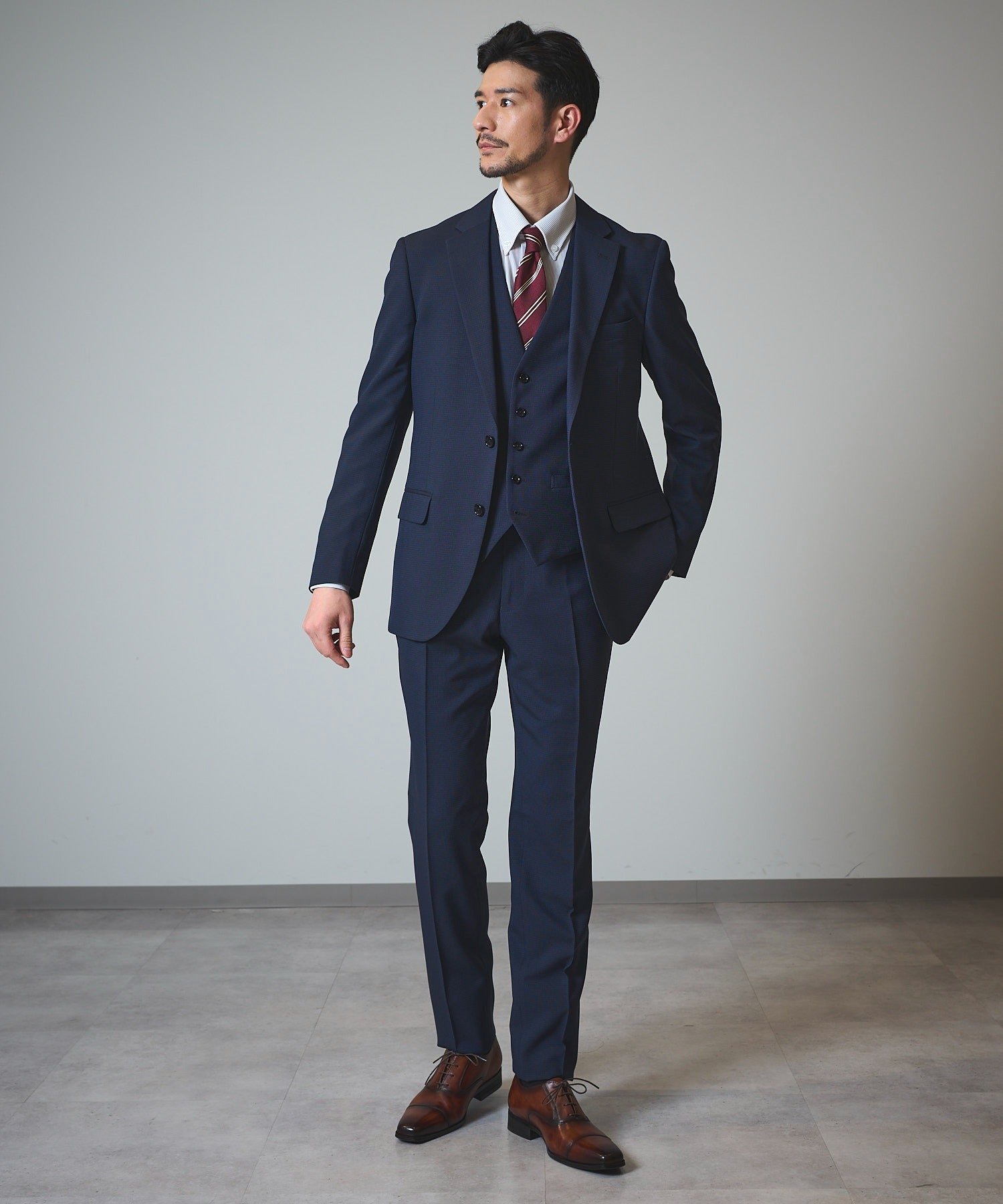 ネイビー model:177cm 着用サイズ:LARGE