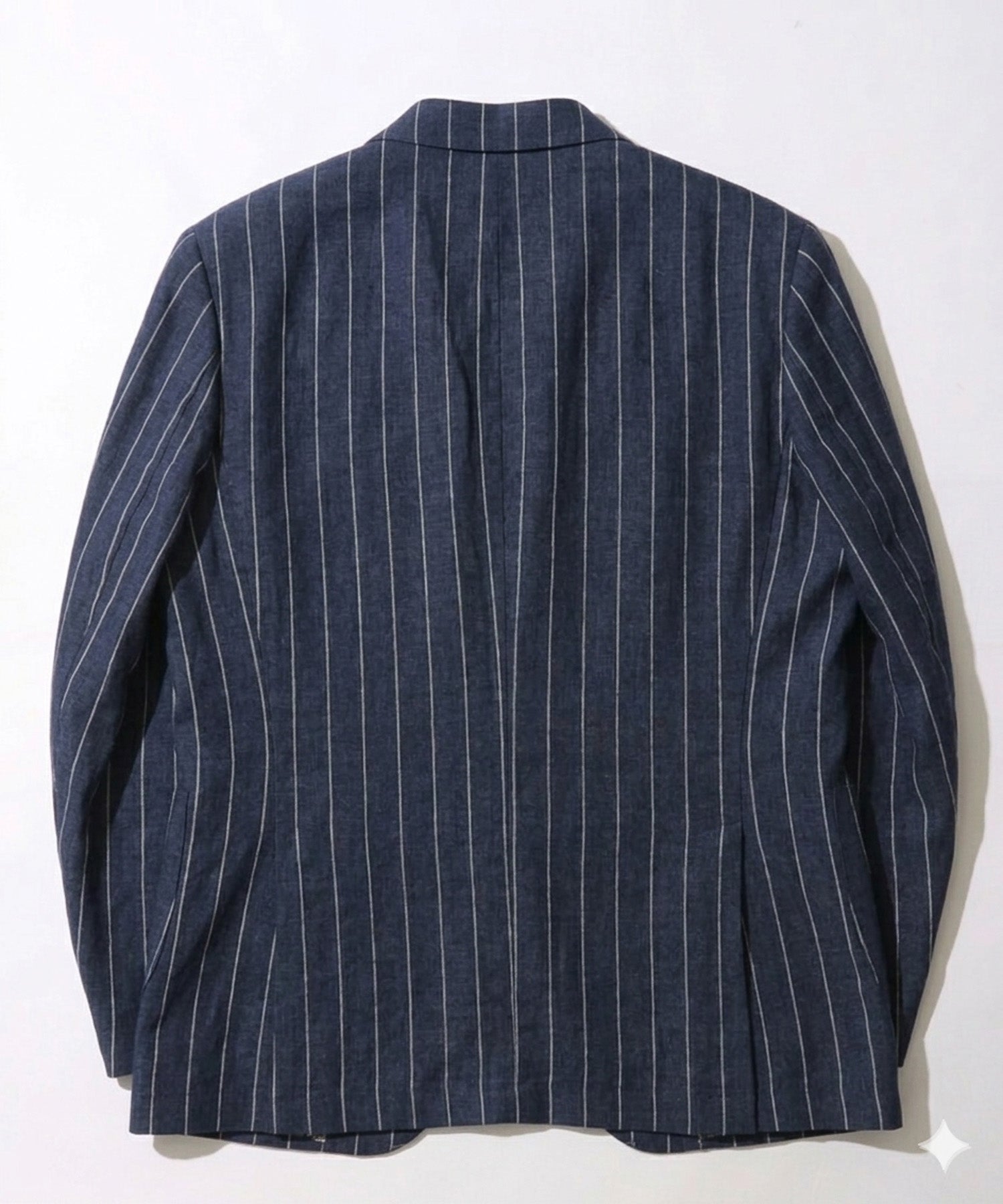 【決算セール】【G-STAGE】ALFA-FI 麻ストライプ柄ジャケット