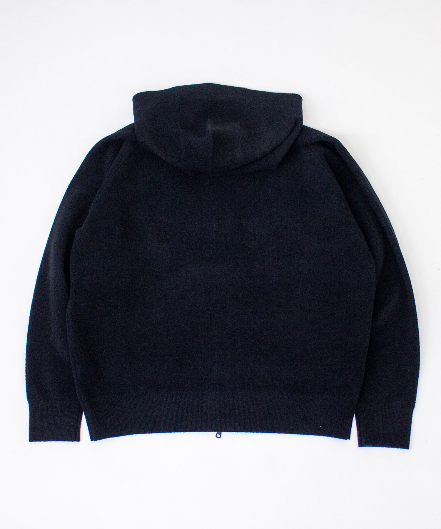 モールニットフードブルゾン