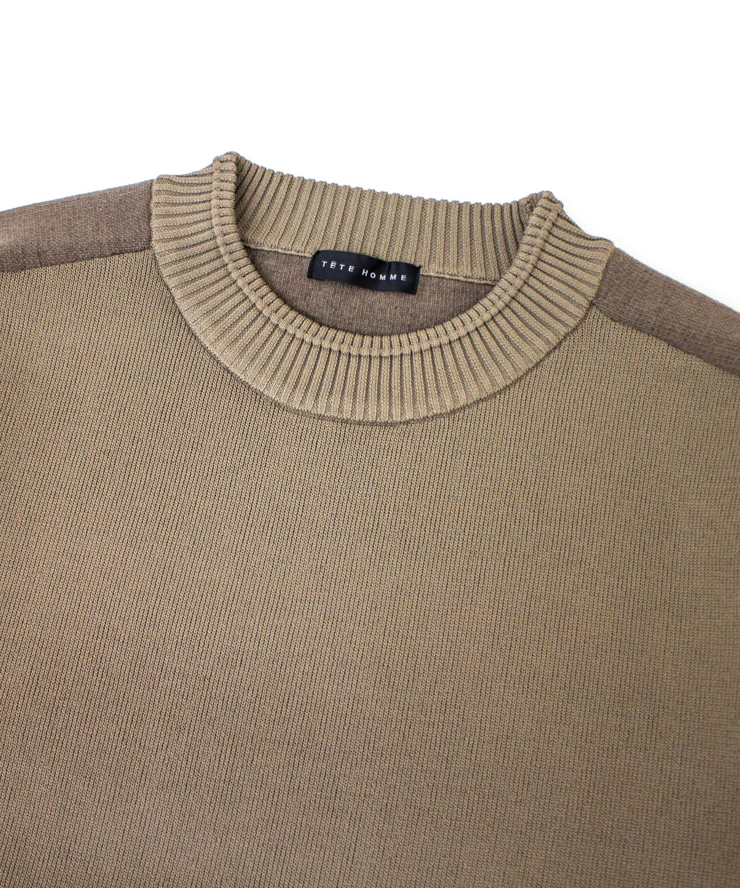 モールクルーネックニット