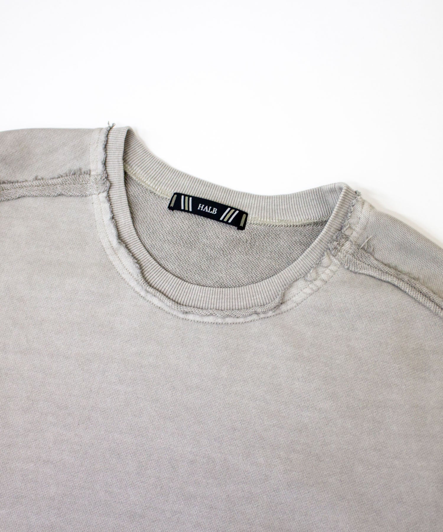【HALB】製品染め裏毛トレーナー