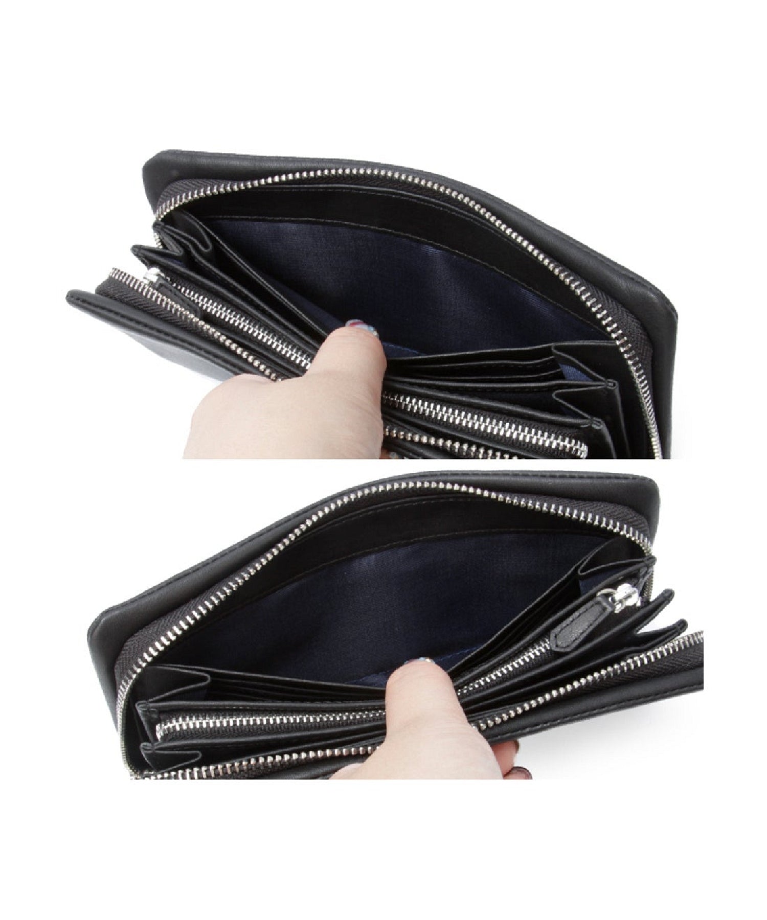 【SONNE】ラウンドファスナー長財布