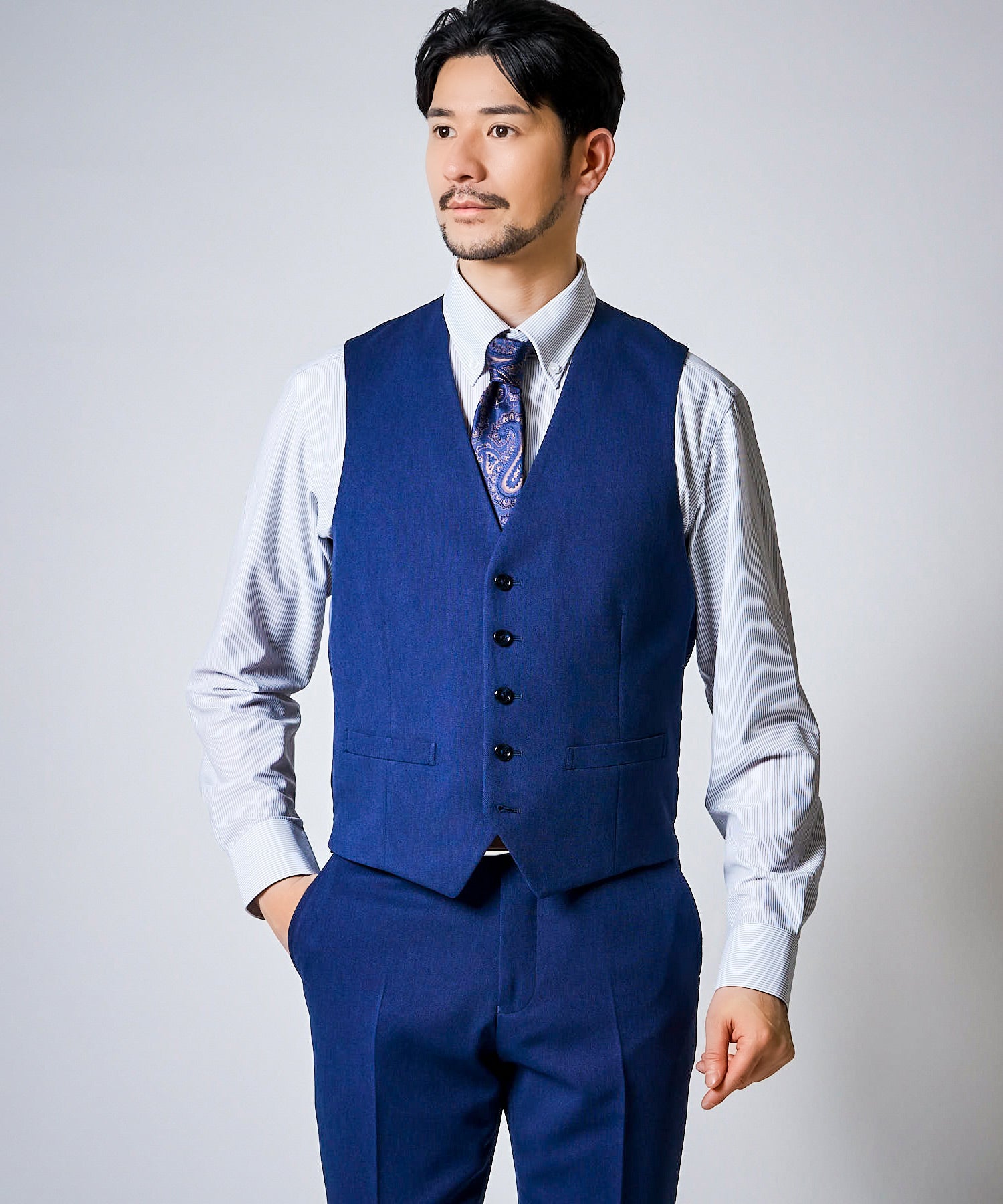 4WAYストレッチスーツ / ウォッシャブルセットアップ 3ピース