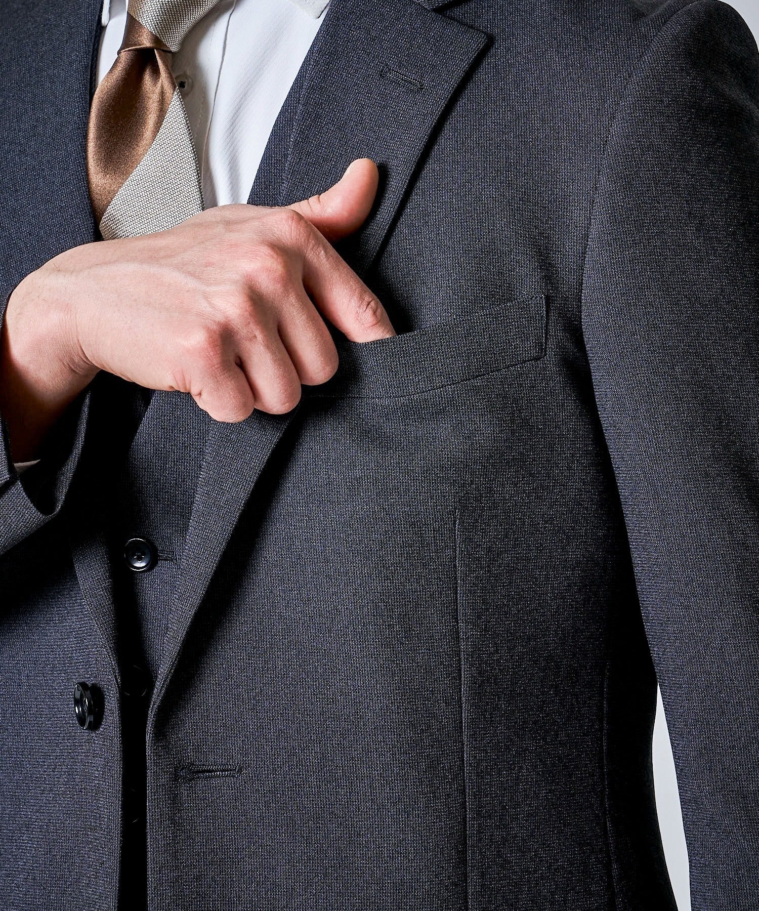 4WAYストレッチスーツ / ウォッシャブルセットアップ 3ピース