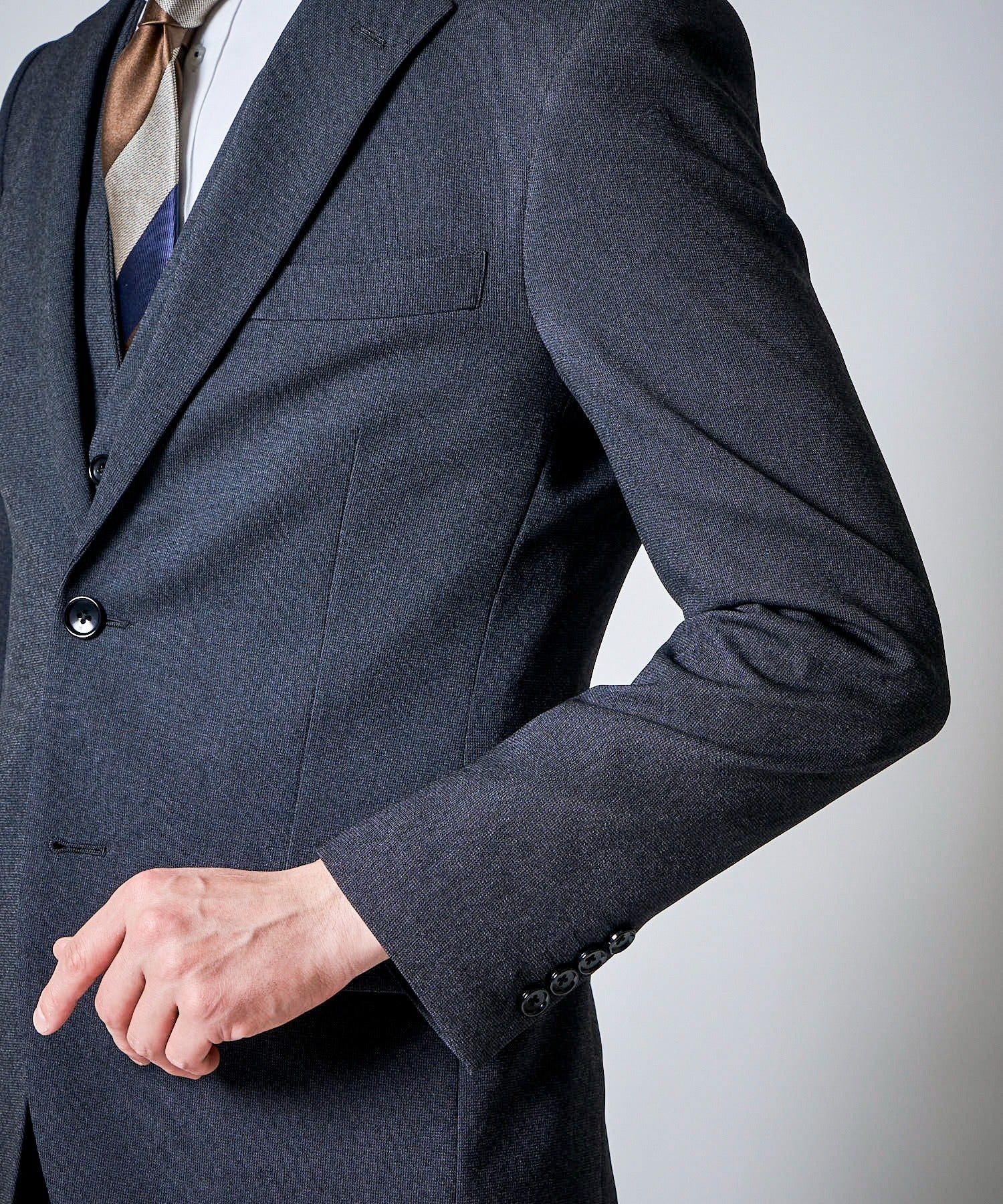 4WAYストレッチスーツ / ウォッシャブルセットアップ 3ピース