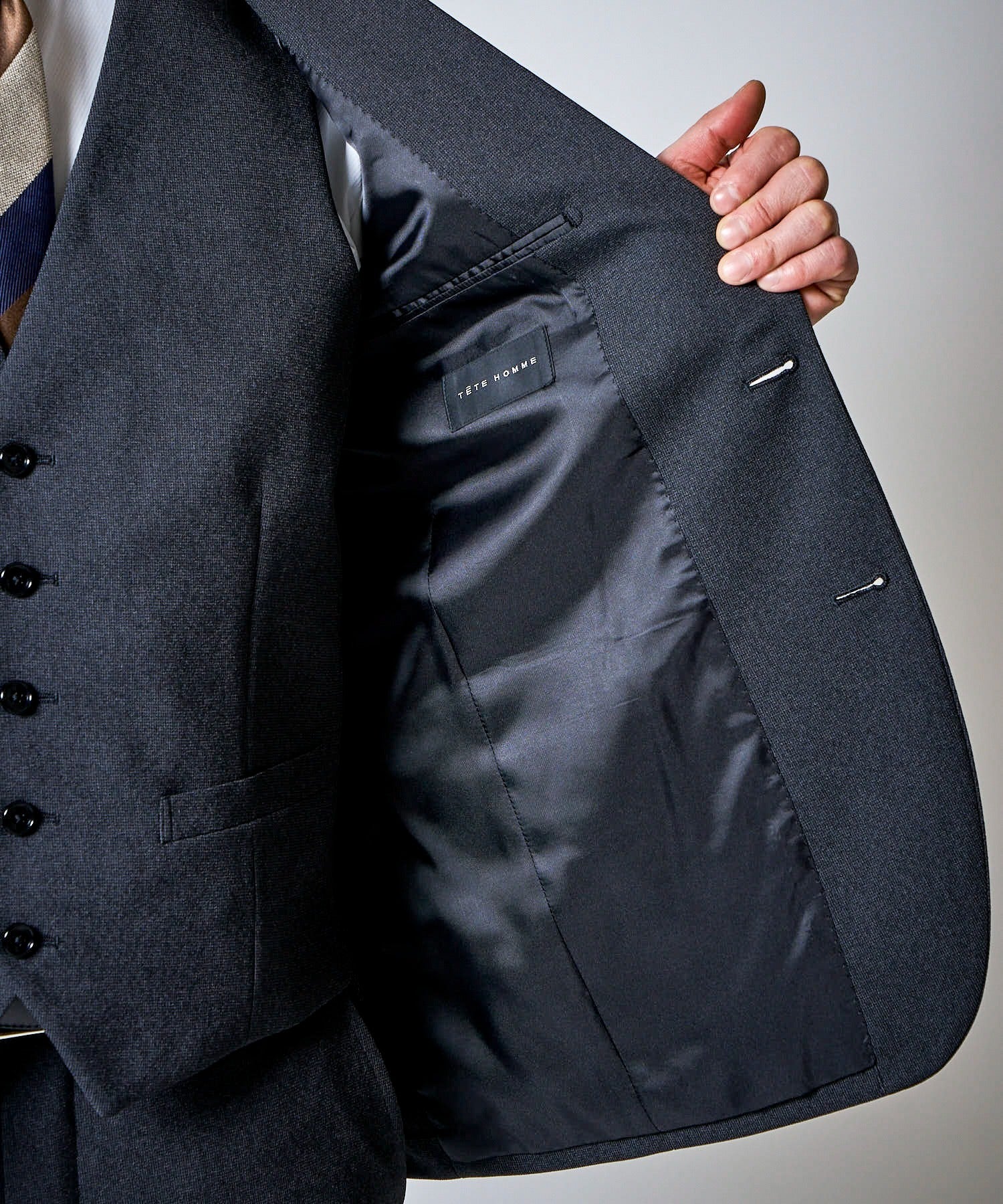 4WAYストレッチスーツ / ウォッシャブルセットアップ 3ピース