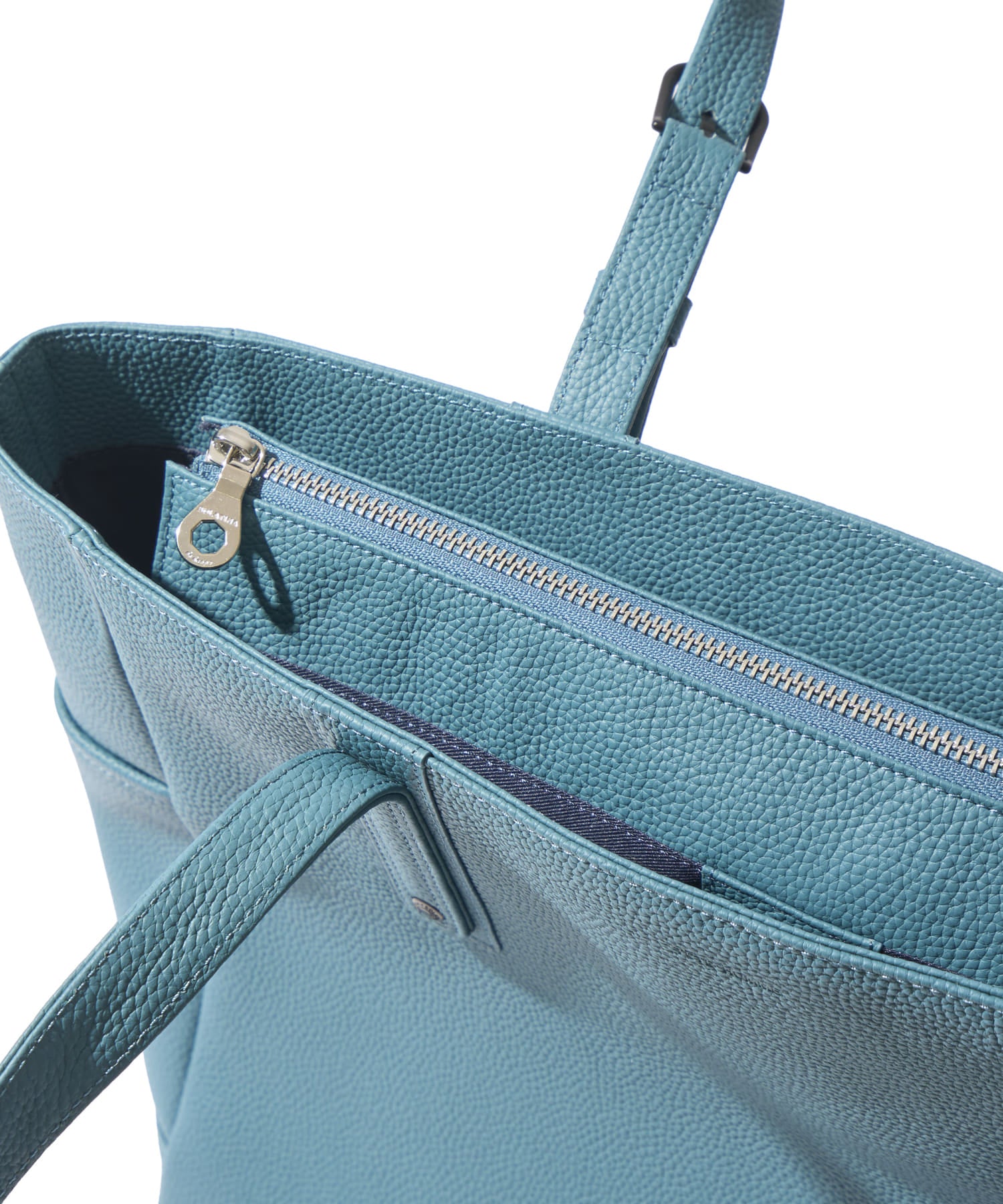 マルチポケットレザートートバッグ