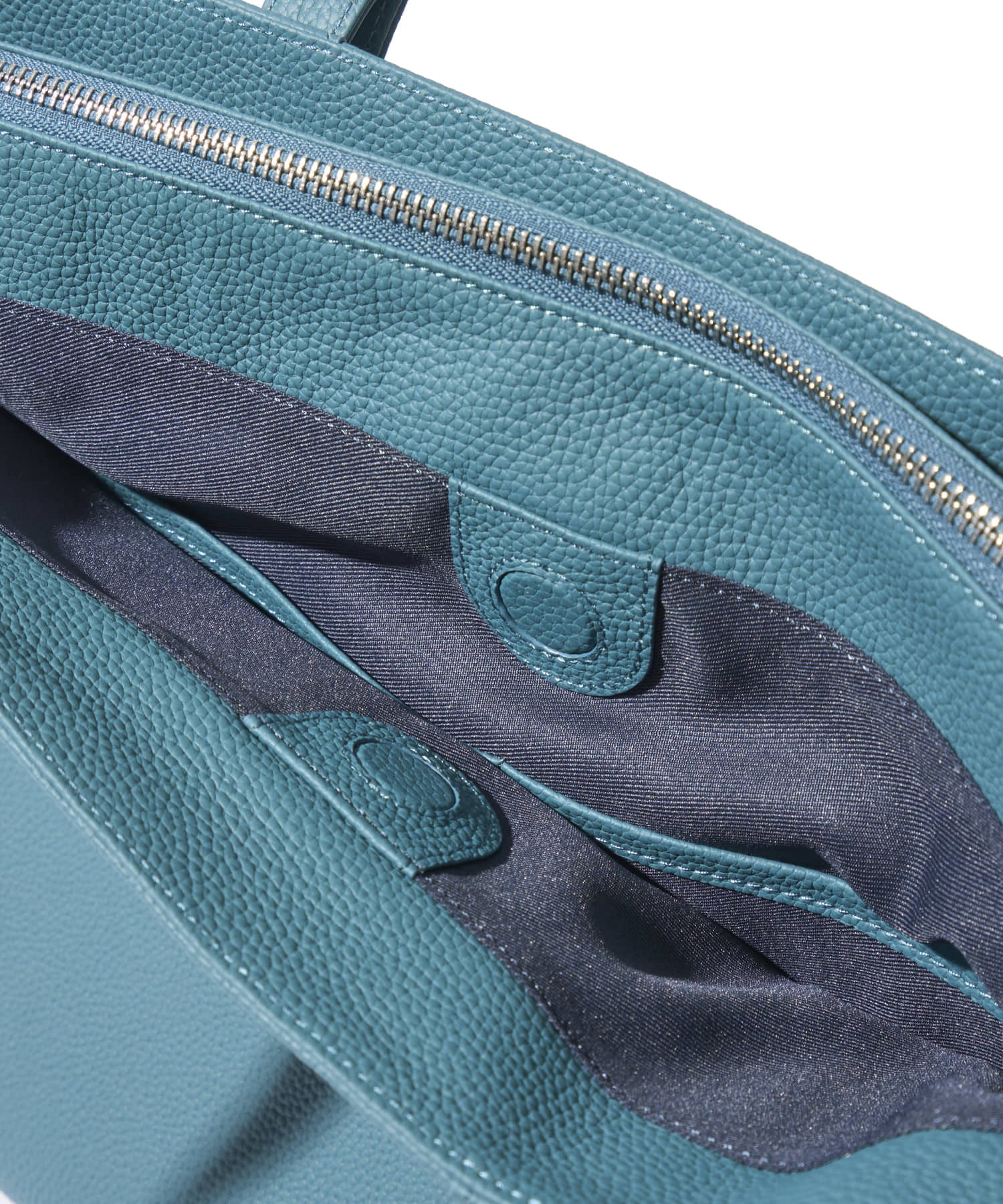 マルチポケットレザートートバッグ