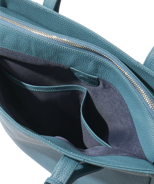 マルチポケットレザートートバッグ