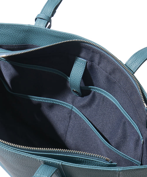 マルチポケットレザートートバッグ