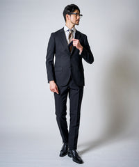 ブラック系3（格子柄）　model：177cm
着用サイズ：M