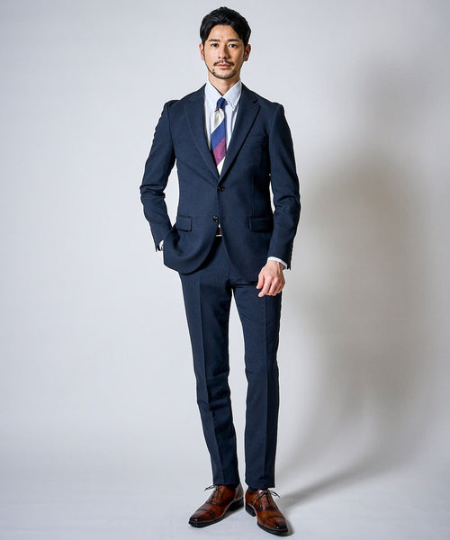 ネイビー系1（無地系）　model：177cm 　着用サイズ：M