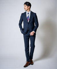ネイビー系1（無地系）　model：177cm 　着用サイズ：M