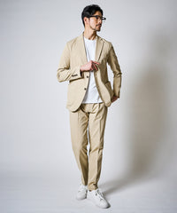 ベージュ　model：177cm　着用サイズ：L