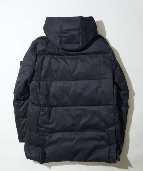 【決算セール】【G-STAGE】エコスエードフードダウンコート