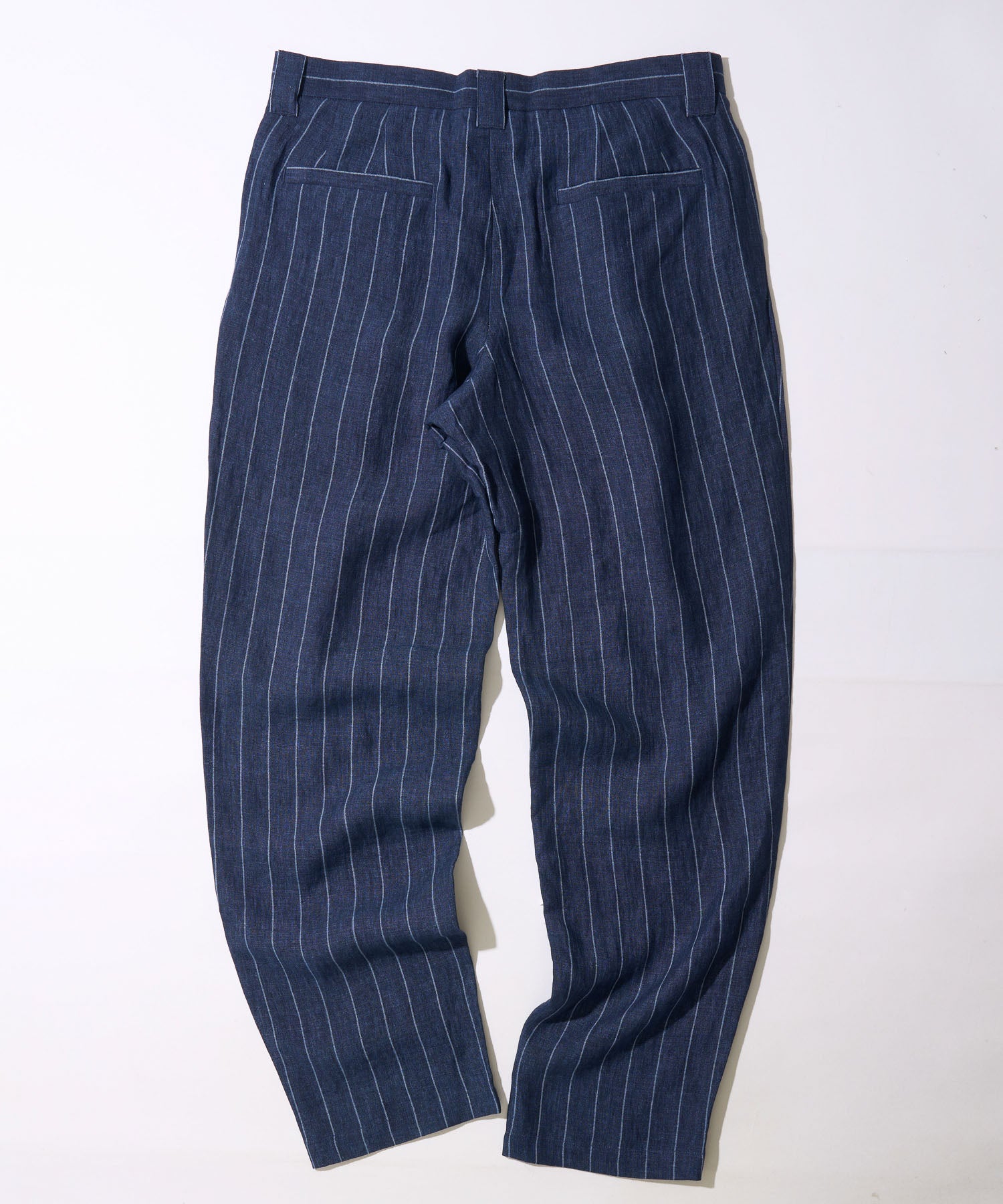 【決算セール】【G-STAGE】ALFA-FI 麻ストライプ柄パンツ