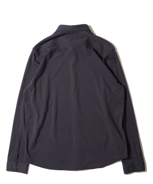 シルク混ストレッチシャツ