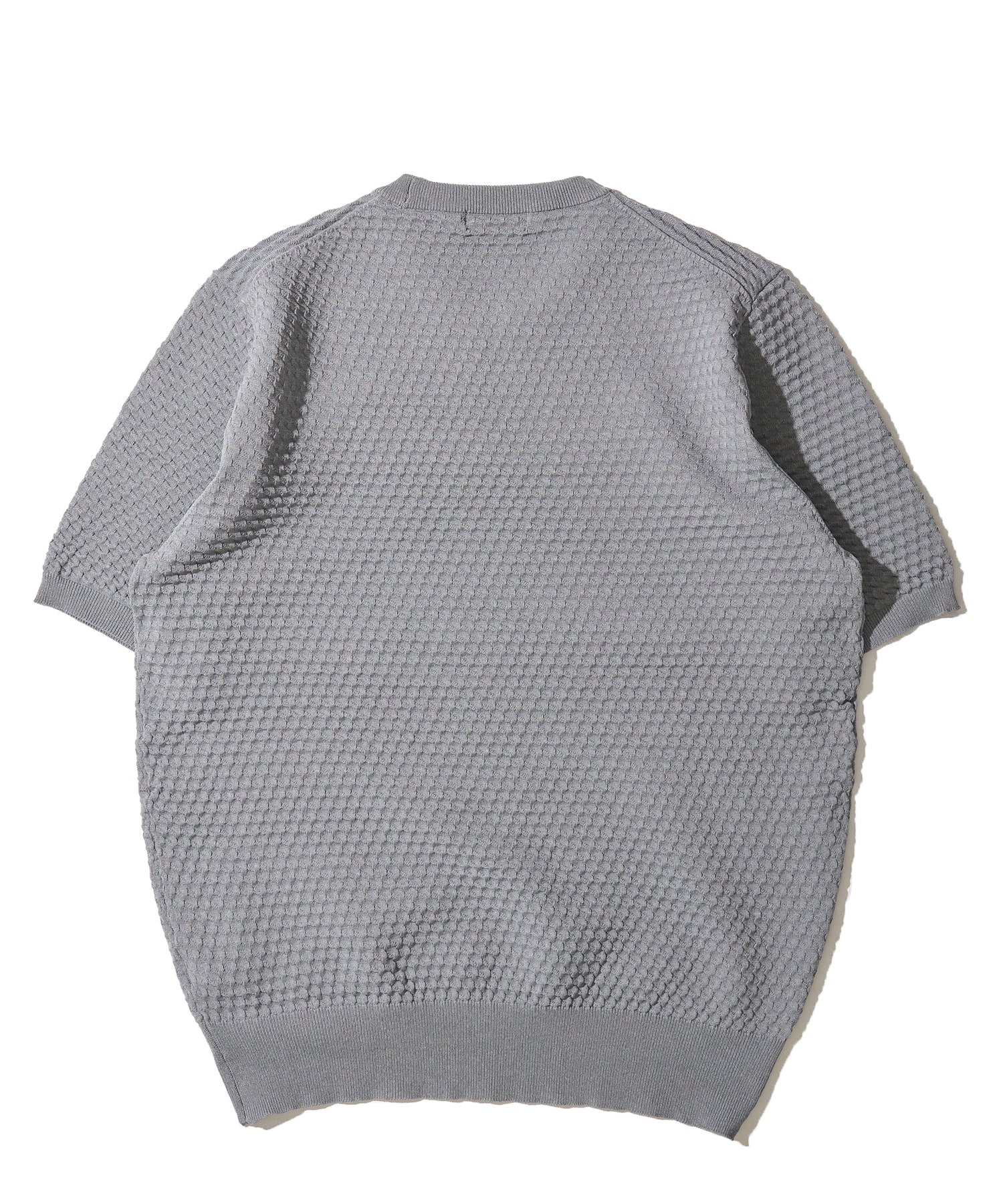 ブリスター半袖ニット